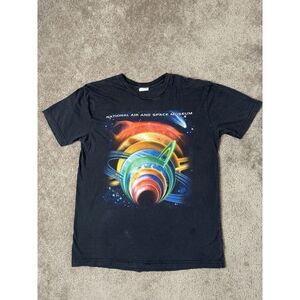 Vintage Mens Tshirt Smithsonian National Air Space Museum‎ Solar System Size M